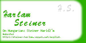 harlam steiner business card